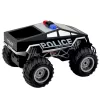 LEAN TOYS Off-Road RC Policijas Auto Ar Tālvadību Melns 1:16