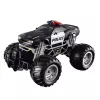 LEAN TOYS RC Policijas bezceļu transportlīdzeklis ar tālvadību 1:16 Gaismas Dūmi