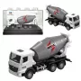 Huina 22734 Concrete Mixer Metal Collectible Model White 1:80