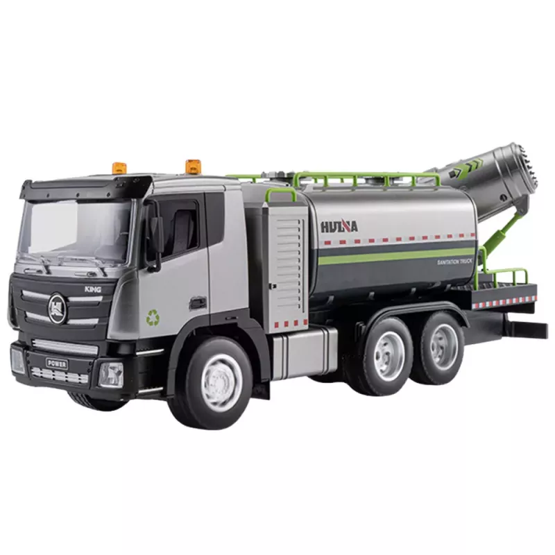 Huina 1:18 RC Ūdens Smidzināšanas Tvertnes Kravas Automašīna ar LED Gaismām un Skaņu