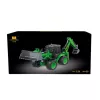 Tālvadības ekskavators ar iekrāvēju RC Lights Sound Green Huina 1:14