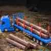 Huina 1:50 Timber Grab Truck Diecast Model Red
