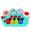 LEAN TOYS Interactive Piano For Kids Gears Blue