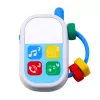 LEAN TOYS Muzikālo rotaļlietu komplekts mazuļiem - Telefons, Tamburīns, Atslēgas, 3 gab.