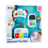 LEAN TOYS Muzikālo rotaļlietu komplekts mazuļiem - Telefons, Tamburīns, Atslēgas, 3 gab.