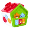LEAN TOYS Interaktīvā izglītojošā šķirošanas māja mazuļiem zaļā