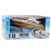 LEAN TOYS Luxury Yacht Boat Inflatable Remote Controlled RC LED Lights