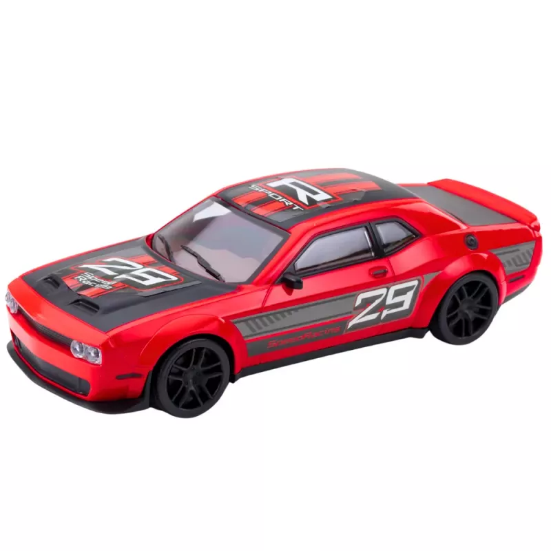 LEAN TOYS Sporta auto sacīkšu aizmugurējo riteņu piedziņa sarkans 1:14 Ferrari FXX K EVO RC auto