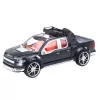LEAN TOYS Bezceļu auto komplekts Melns evakuators Sarkans sporta auto 59cm
