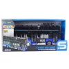 LEAN TOYS City Bus Double Decker 1:16 Drive Lights Sounds Blue