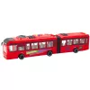 LEAN TOYS Locīts autobuss ar atveramām durvīm, gaismām un skaņām - Sarkans 1:16