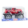 LEAN TOYS aizmugurējo riteņu piedziņas bezceļu glābšanas transportlīdzeklis ar sakabi, sarkans 27cm