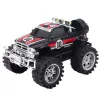 LEAN TOYS Bezceļu transportlīdzeklis ar aizmugurējo piedziņu, sarkans un melns