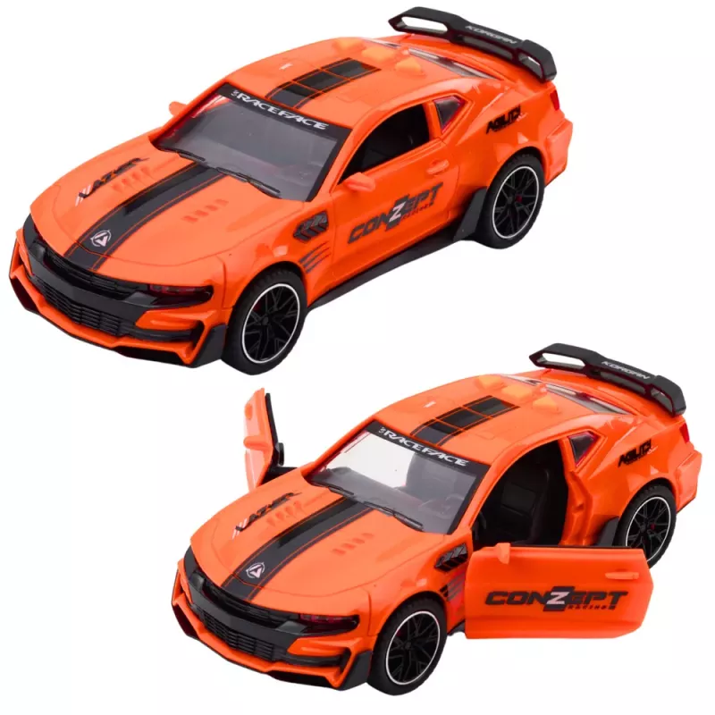 LEAN TOYS Sports Car Lazer 1:14 RC Auto ar Atveramām Durvīm, Gaismām, Skaņām