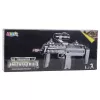 LEAN TOYS Rotaļu šautene ar gaismām, skaņām un tēmēkli, melna, 41 cm