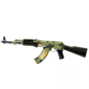 LEAN TOYS Military Camo Rifle Vibrations Lights Sounds 70cm