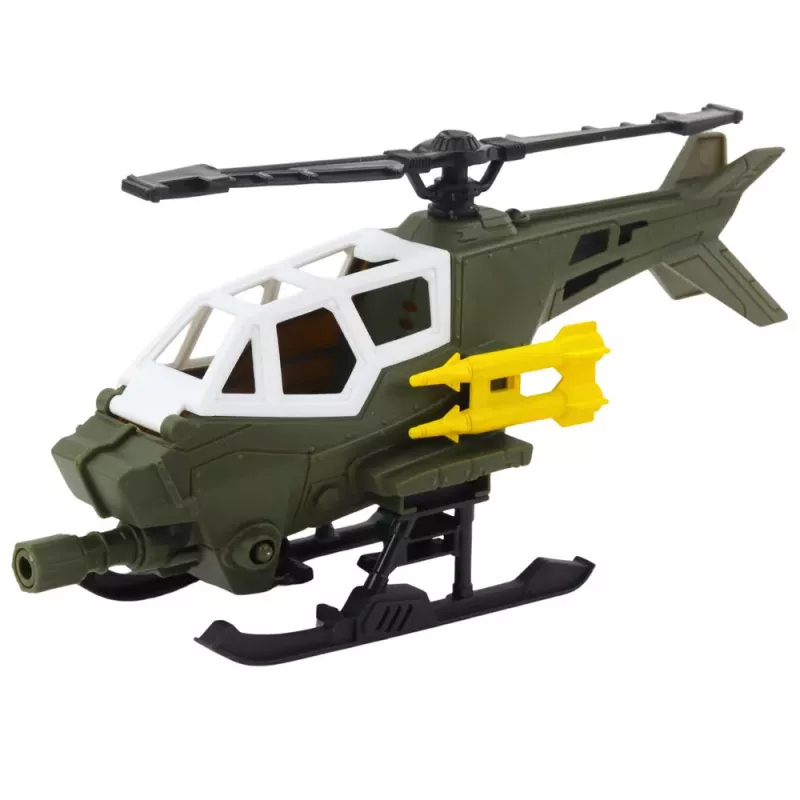 LEAN TOYS Militārais komplekts: Militārais helikopters, karavīra figūra