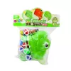LEAN TOYS Prasmju spēle Mērķa šaušanas pistole ar Velcro bumbiņām Dinozaurs