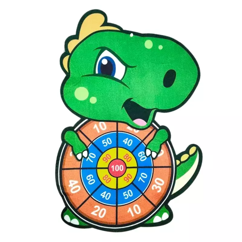 LEAN TOYS Prasmju spēle Mērķa šaušanas pistole ar Velcro bumbiņām Dinozaurs