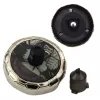 LEAN TOYS Flying Disk Gorilla Black Spinner Launcher Set