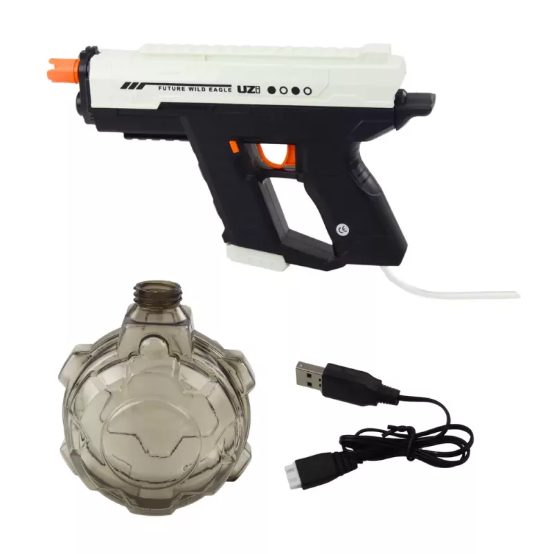 LEAN TOYS Elektriskā ūdens pistole Automātiska 10m Melna Balta 800ml