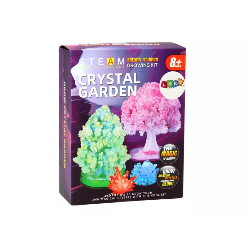 LEAN TOYS Izglītojošais komplekts Pieredze Kristāla koku audzēšanā