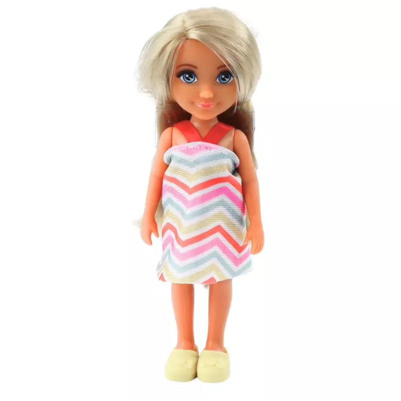LEAN TOYS Ankiki Mini Doll Set with Bathtub and Care Accessories