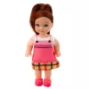 LEAN TOYS Mini leļļu komplekts ar diviem kucēniem, gultu, bļodu, pudelīti