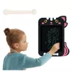 LEAN TOYS Marker Drawing Board Writing LCD Stylus Cat Black