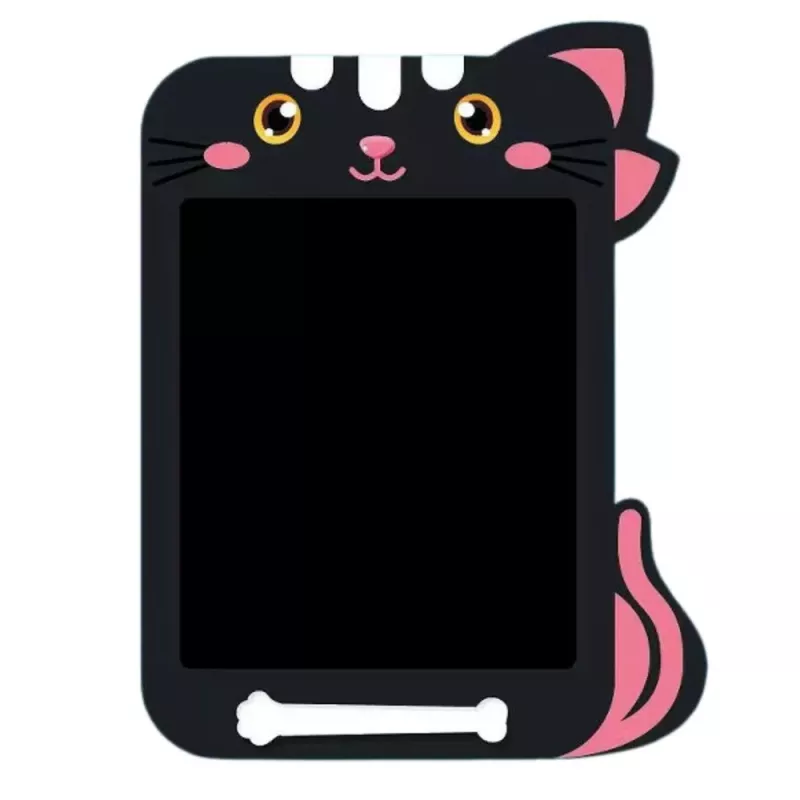 LEAN TOYS Marker Drawing Board Writing LCD Stylus Cat Black