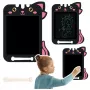 LEAN TOYS Marker Drawing Board Writing LCD Stylus Cat Black