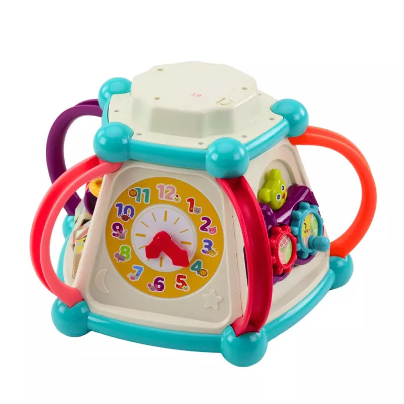 LEAN TOYS Multifunkcionāls izglītojošs kubs šķirotājs 7in1 Gaismas Skaņas