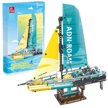 LEAN TOYS Konstrukcijas bloki Buru laiva Boat Type 65 Model 675el