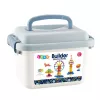 LEAN TOYS Snowflake Building Blocks Set in a Suitcase 140pcs