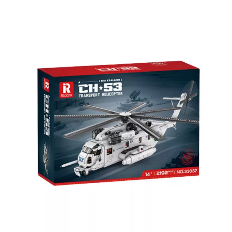 LEAN TOYS Construction Blocks Transport Helicopter 2192el