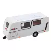 LEAN TOYS Set of Car Off-road Camper Metal Drive Lights Sounds White 1:32