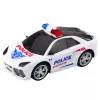 LEAN TOYS Policijas auto ar interaktīvām gaismām un skaņām, sporta balts