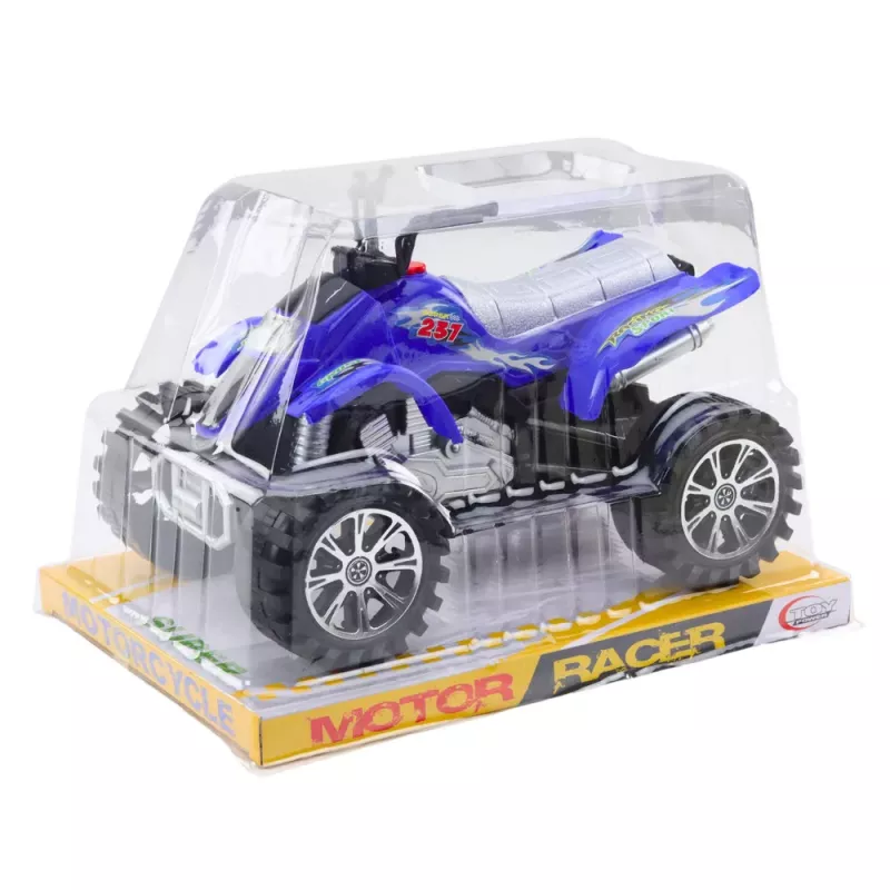LEAN TOYS Quad Terrain Drive Treaded Wheels Blue