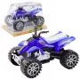 LEAN TOYS Quad Terrain Drive Treaded Wheels Blue
