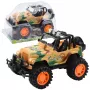 LEAN TOYS Liels militārais bezceļu transportlīdzeklis bēšā krāsā