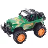 LEAN TOYS Liels militārais bezceļu transportlīdzeklis Zaļš