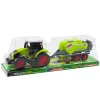 LEAN TOYS Traktora un lauksaimniecības preses komplekts Siena prese Zaļš