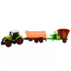 LEAN TOYS Lauksaimniecības traktora ar piekabi un pašizgāzēju komplekts