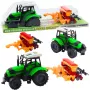 LEAN TOYS Traktora komplekts ar sējmašīnu