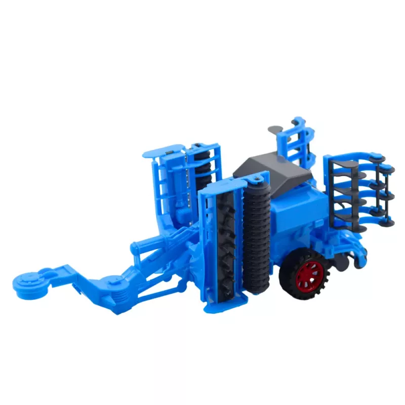 LEAN TOYS Liels lauksaimniecības traktora komplekts ar kustīgu disku ecēšu