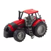 LEAN TOYS Lauksaimniecības traktors ar dzeltenu piekabi sarkans 46cm