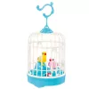 LEAN TOYS Battery Operated Bird Cage with Lights and Sounds - Blue