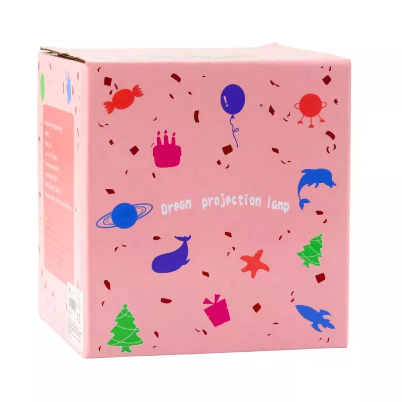 LEAN TOYS Zvaigžņu projektors bērniem Nakts gaisma 6 maināmi projekcijas diski