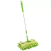 LEAN TOYS Bērnu mops ar teleskopisku rokturi Animal Green