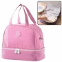 LEAN Thermal Insulating Breakfast Bag ar regulējamu siksnu Rozā 27cm